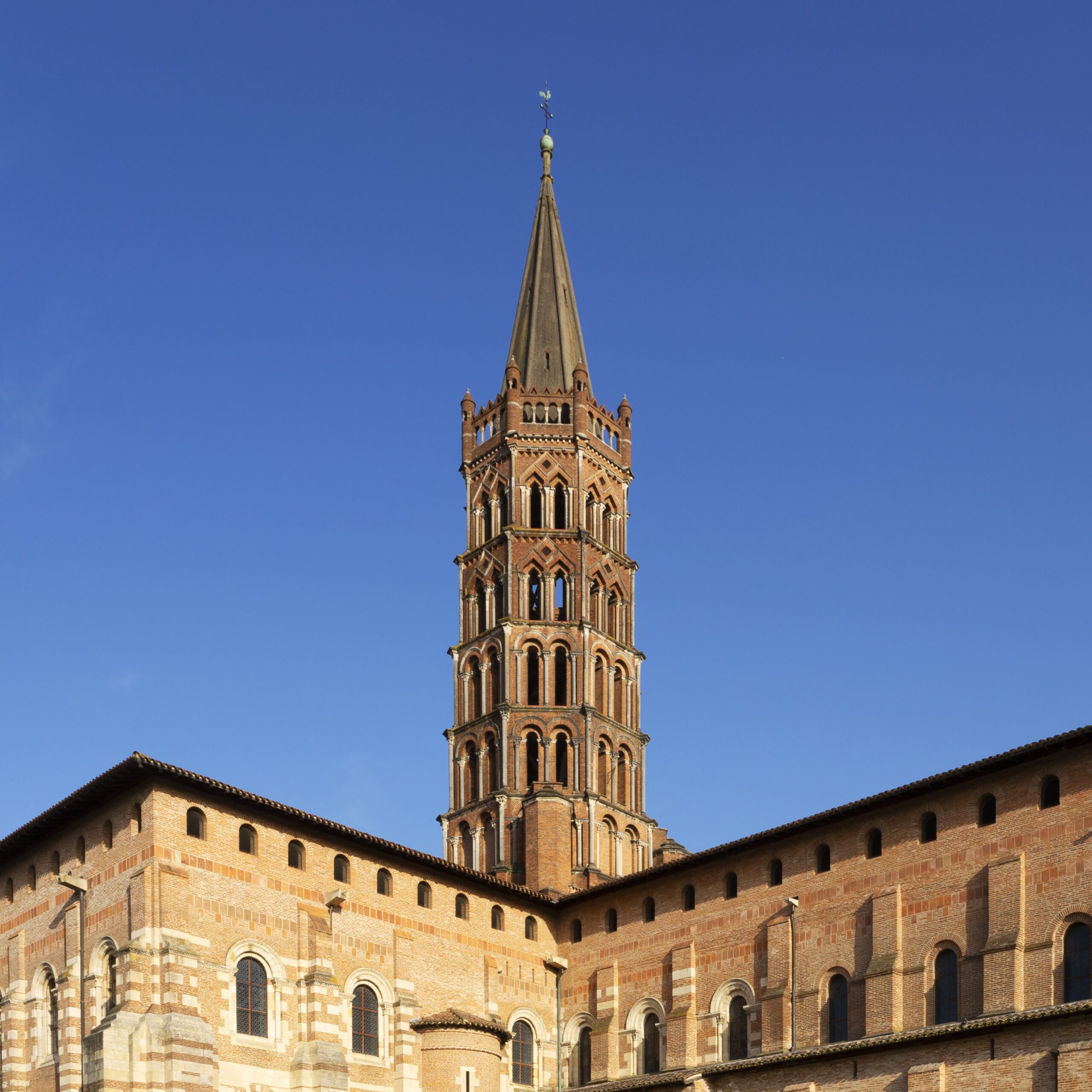 Saint-Sernin basilica in Toulouse, France